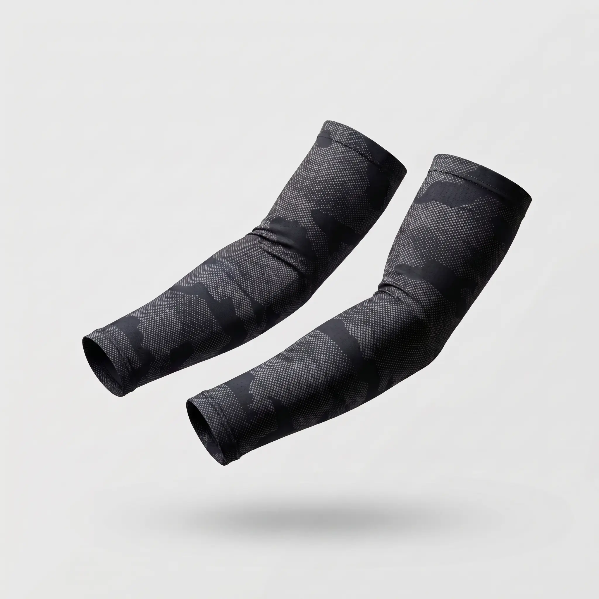Cooling Arm Sleeves for Men & Women, Adjustable No-Slip Cuff Sun Protection Cover, Breathable Loose Fit Black Camo for Driving & Cycling Outdoor Sports & Golf summer arm sleeve upper uv block cruel