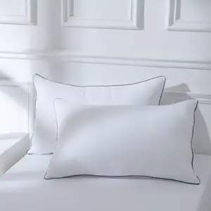 UFIST Hotel Collection 2 Pack Pillow - Soft & Breathable Bed Pillow, High-Loft Resilient Core, All-SeasonComfort for Back/Side Sleepers, Home, Travel, and Office