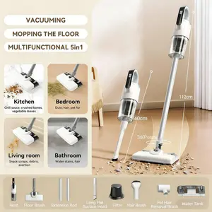 Wireless Vacuum Mop Combo| Large Suction Handheld Vacuum For Home Mite Removal