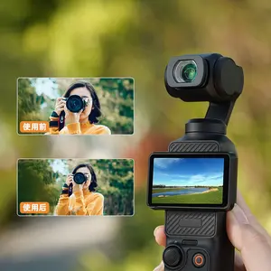 【Premium Hot Picks】Magnetic Wide-Angle Lens for DJI Osmo Pocket 3, 112° Ultra Wide View, HD Low Distortion, Magnetic Quick Install, Lightweight Portable. Camera Lens Filter for Vlog Travel Landscape Shooting, Perfect Pocket 3 Accessory