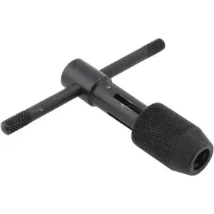 Cle-Line C67208 T-Handle Tap Wrench, T-Handle Grip Design, 0 to 1/4" Tap Capacity, 2-3/4" Overall Length, Manufacturer Part #: C67208