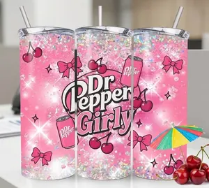 [4 samples] Dr-Pep-per Girly Tumbler, Funny Blink blink 20oz Tumbler