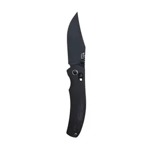 MUCTAC Ember & Smoke Folding Knife – 14C28N Steel, Crossbar Lock, EDC