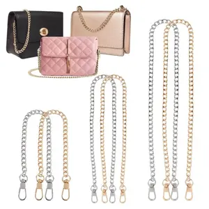 6-pack heavy-duty replacement bag chain strap, hardware accessories, compatible with crossbody bags and handbags - DIY wallet making