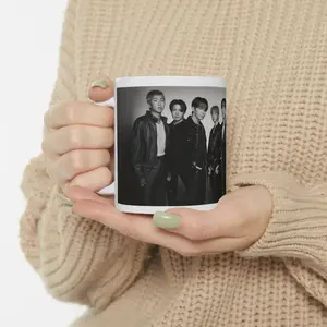 Vintage Kpop Coffee Cup, Army Gift Ceramic Mug, Bangtan Boys Arirang Tour