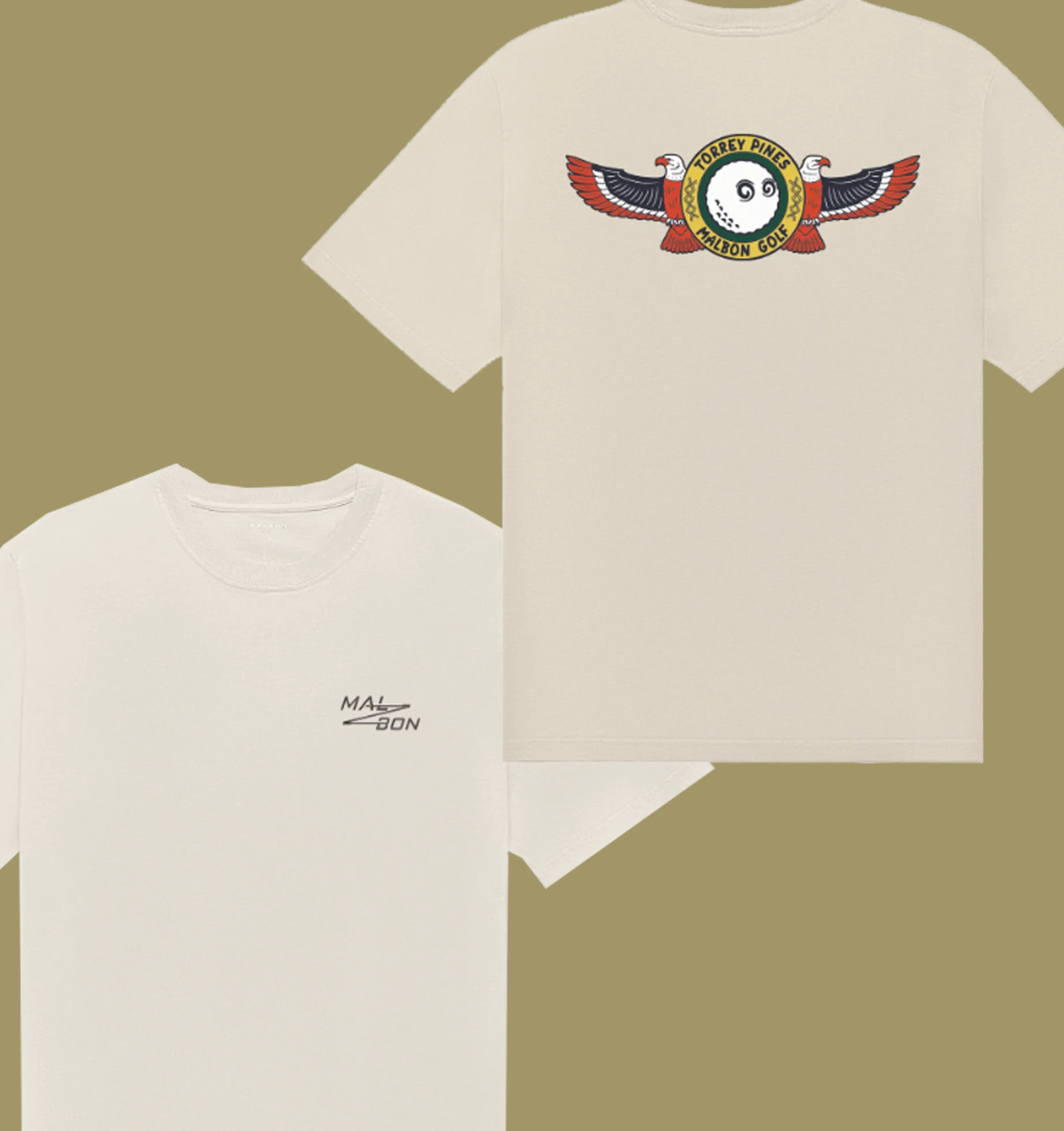 Malbon Torrey Pines Golf Shirt, Eagle Golf Graphic T-Shirt, Vintage Golf Streetwear Tee, Golf Lover Gift, Graphic Tee for Him, Retro Golf Apparel