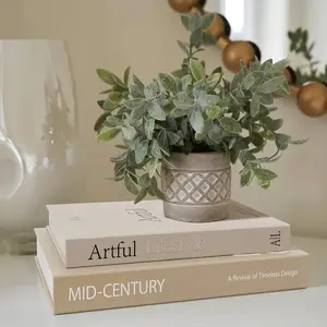 Aesthetic Decorative Book Set (2 Books), Home Decoration Accessories, Fashionable Foldable Faux Fake Books, Perfect for Coffee Table, Shelves, Fireplace Mantel