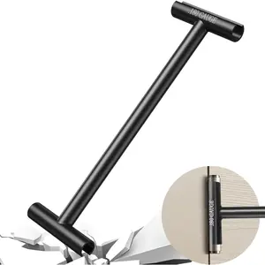 Door Hinge Adjustment Tool, Hinge Gap Adjusting Wrench Set Compatible with Heavy Weight .134 and .180 Gauge Door Adjustment Tool Standard Door Commercial Doors Hinge Repair Tool Tweaker (Black)