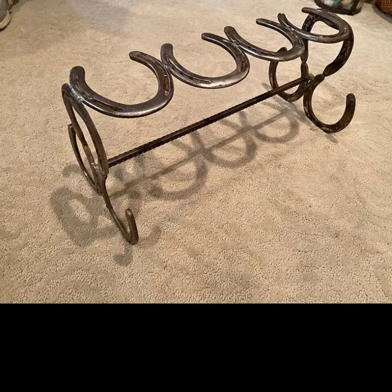 Horse shoe boot rack Horse shoe boot rack
