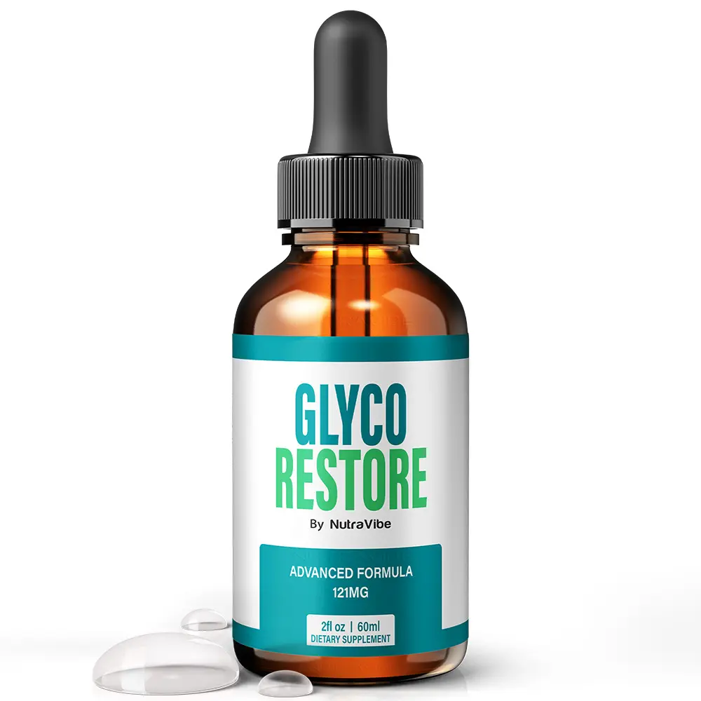 Glyco Restore Drops - Advanced Natural Dietary Supplement with 121mg Proprietary Blend for Health & Wellness