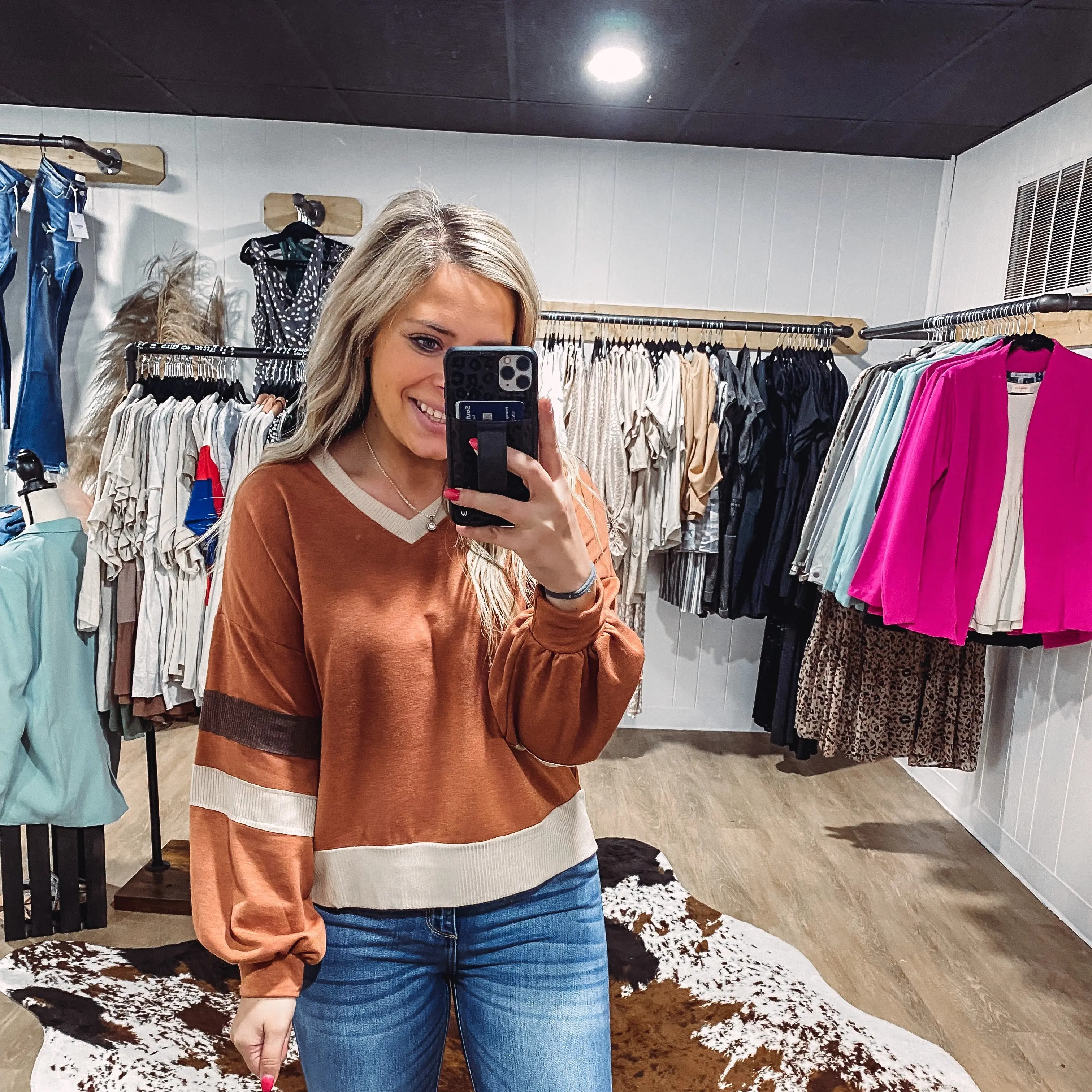 Burnt Orange Pullover