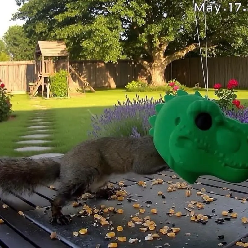 T-Rex Head Squirrel Feeder T-Rex Head Squirrel Feeder