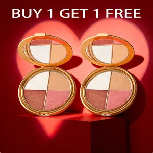 Buy 1 Get 1 Free glow wardrobe eye & cheek palette - eyeshadow and highlighter makeup Shimmer Powder Radiance All-in-One Cream