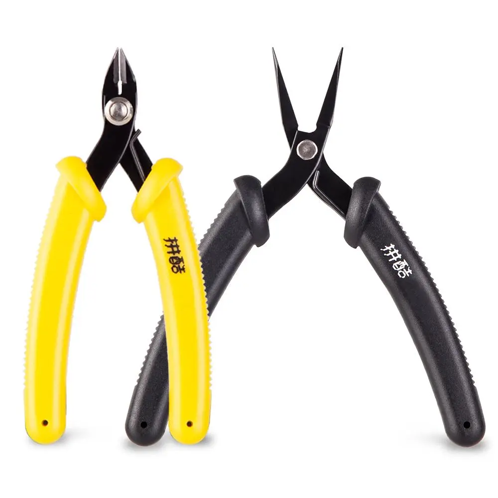 Piececool 2-Piece Set DIY Tools for 3D Metal Puzzles, Multifunctional Equipment with Durable Yellow-Black Handles, Secure Grip Wrench Set Enhances DIY Experience for Crafting