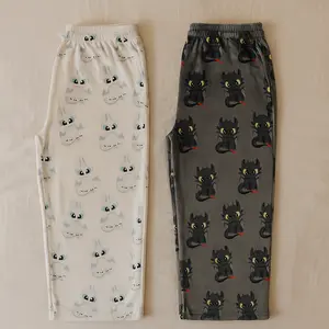 Dragon Couple Pajama Pants - Cozy Matching Sleepwear for Relaxing Nights for Him & Her - Soft & Comfortable Dragon Design Bottoms