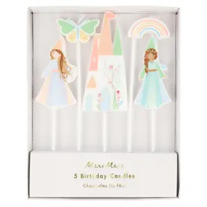 Magical Princess Candles (x 5)