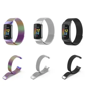 Stainless Steel Smart Watch Band (Band Only), Replacement Watch Band for Fitbit Charge 5/Fitbit Charge 6, Smart Watch Accessories, Wearable