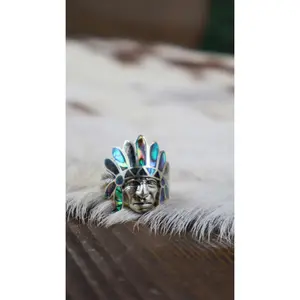 ABALONE MINI HEAD DRESS RING
