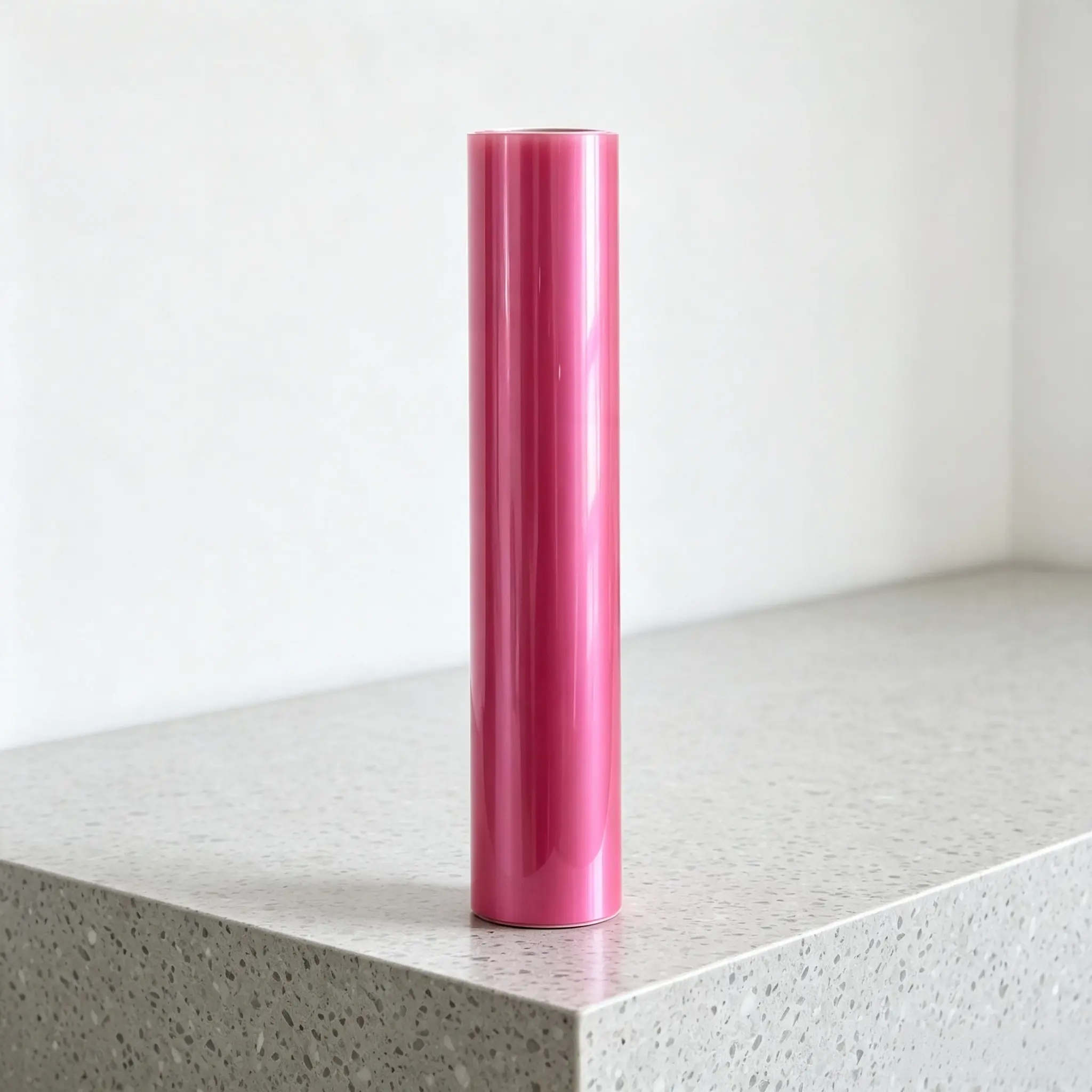 Pink Glossy Vinyl Wrap 12"×60" – Color Change Film for Car Headlights, Truck Tail Lights & Motorcycle Fairing, Bubble-Free Tint