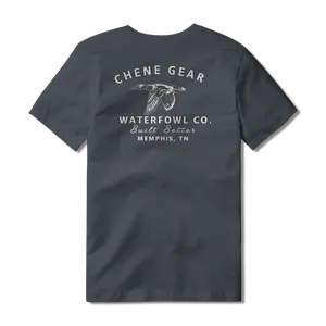 Chene Gear Waterfowl Co. Tee S/S,Double-Sided Printing, Premium Version