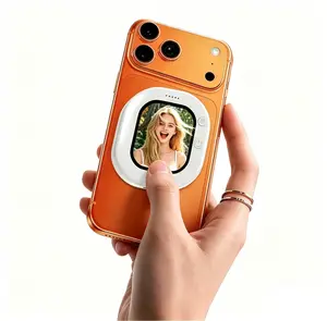 Magnetic Rear Phone Camera for Selfie and Video, Wireless Magnetic Phone Vlog Mini, Portable & Convenient Design, Perfect for Capturing Moments, Smartphone Camera Accessory, Cellphone Accessories