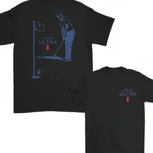 Michelob Ultra Golfing T-Shirt – Double-Sided Tee, Perfect Gift for Men, Stylish and Comfortable.graphic apparel