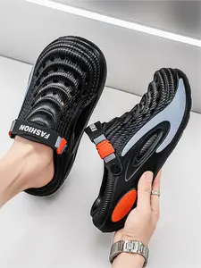 Men's Sporty Clogs, 2026 New EVA Slip-On Sandals, Adjustable Strap, Breathable & Lightweight for Casual Streetwear