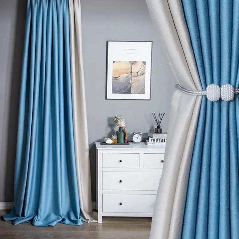 Blue and gray color matching