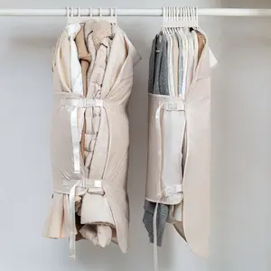 Closet Organization Tool Set, Compression Storage Bags, Space-Saving Fabric Down Jacket Organizer, Ideal for Wardrobe Management