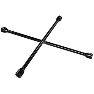 212 MAIN Drop-Forged Steel 20 in. 4-Way Lug Wrench - SAE & Metric Multi-Size Tool for Sailing, Water Sports