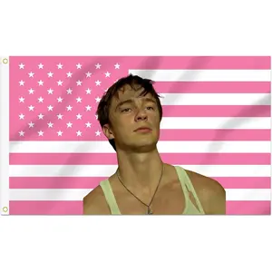 3x5 Foot Drew Starkey Rafe Cameron Decorative Flag, Double-Stitched, Wall Hanging Tapestry for Room Decor, College Dorm, Outdoor Porch, or Indoor Decorations