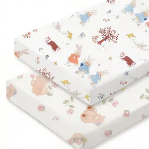2pcs Ultra-Soft Bed Sheets, Breathable Cute Print, Skin-Friendly Soft, High Elastic Anti-Slip Mattress Cover, High Stretch Bound Edge, Bed Sheet Sets