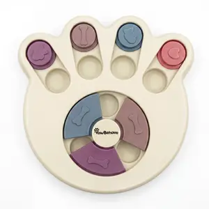 Dog Puzzle Toy & Slow Feeder Bowl - Level 1 Interactive Puppy Treat Dispenser - Mental Enrichment Dog Toy to Prevent Gulping, Promote Healthy Digestion, and Turn Mealtime into Playtime