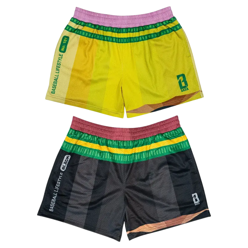 Baseball Lifestylee 101 Pencill Chaserr Shorts – Back To School Vibes, Youth & Adult Sizes