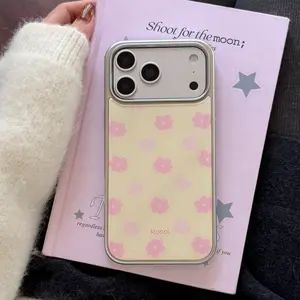 Fashionable Women's Phone Case, Shockproof Phone Cover, Simple Design, Compatible with iPhone 17 Pro Max, 16 Pro Max, 15 Pro Max, 14 Pro, 13, Flower Pattern