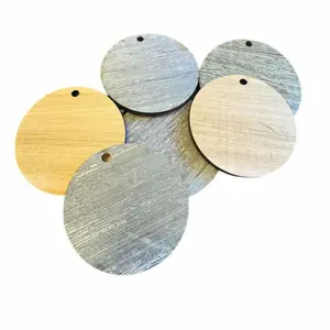 Barn Wood Ornament Blanks - 3.25" diameter circle blanks for ornaments Crafting and Decor