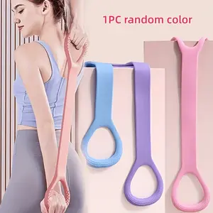Premium Elastic Silicone Resistance Band, Yoga Stretch Pull Rope for Back Stretch, Body Shaping & Strength Training, Indoor Home Gym Outdoor Fitness Equipment