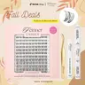 Feinner DIY Eyelash Extensions Cluster Lashes Pure Collection 0.03 mm Fluffy False Lashes, Invisible Soft Band, Long-Lasting Waterproof Adhesive, Seal Remover, Nature-Inspired D Curl, Salon-Quality At-Home Use, Eyelash Enhancing & Accessories Bundle Set