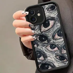 Eye Pattern TPU Phone Case, Anti-drop Cellphone Protective Case, Total Protective Shockproof Durable Mobile Phone Cover for iPhone 7 8 11 12 13 14 15 Series, Protector, Smartphone