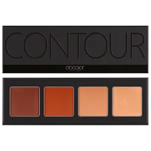 Docolor Classic 4 Colors Eyeshadow Contour Palette - Black Define Contour All-in-One Makeup Solution for Lovers Versatile & Convenient Cosmetic Cosmetic