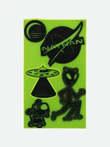 NATHAN Reflective Sticker Packs - Bright, high-gloss reflective stickers for fun, easy visibility on runs, rides, or walks.