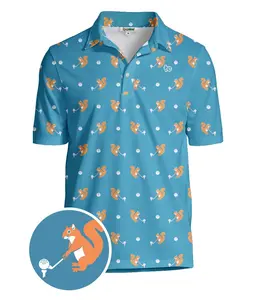 Men's Squirrel! Golf Polo Men's Squirrel! Golf Polo