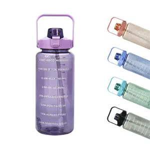 67.63oz Large Capacity Water Bottle Sports Scale Straw Plastic Cup High Temperature Resistant Water Bottle Fitness Sports Hydration Cup Large Gym Sports Water Bottle