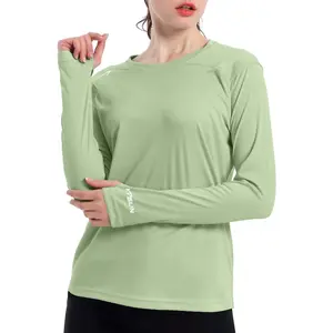 Women's UPF 50+ UV Sun Protection Shirt Outdoor Performance Long Sleeve Rash Guard Shirts for Hiking,Swim,Fishing