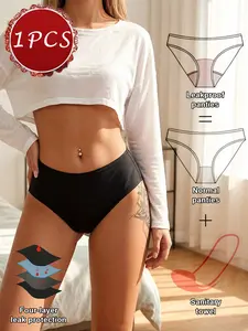 Sexy Lace Period Underwear Leakproof Panties 4 Layer Absorbent No Leak Stay Dry Overnight.