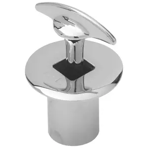 212 MAIN Brass Threaded Log Lighter Key and Flange - Polished Chrome, Arrowhead-Shape Home Supply Accessory