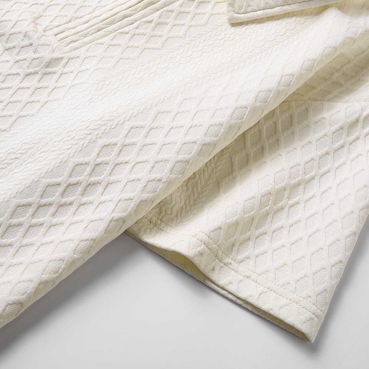 Men's Summer Casual Sports Suit Polo Shirt Short Sleeve and Drawstring Pocket Shorts