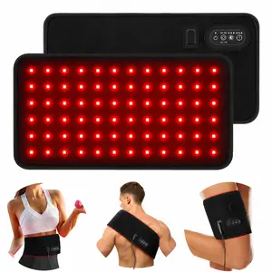 Infrared Red Light Therapy Wrap, Red Light Therapy Belt For Body,  LED Flexible Wearable Wrap, With Timer For Back Shoulder Waist Muscle, Gift For Woman And Man multifunctional heating pad