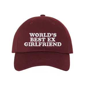 World's Best Ex Girlfriend Baseball Hat - World's Best Ex Baseball Hat - World's Best Ex Girlfriend Baseball Cap