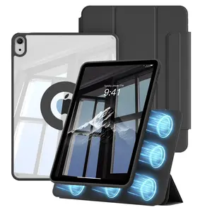 Kenke Case with Powerful Magnetic Attachment Slim Trifold Stand Detachable for Independent Use for iPad 11th Gen 11" (A16) 2025, iPad 10th Gen 2022, iPad Air 11" M3/M2 7th/6th Gen, iPad Air 5th/4th Gen 10.9" 2022/2020, iPad 7th/8th/9th Gen 10.2"